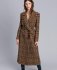 Cappotto in lana a quadri