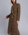 Cappotto in lana a quadri