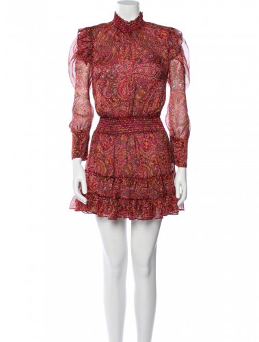 Abito corto paisley