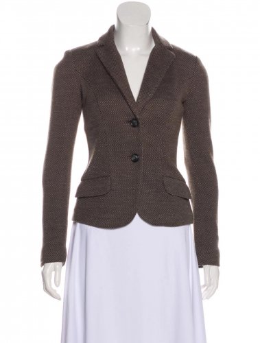 Giacca in tweed marrone