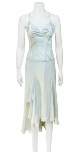 Abito in seta con corsetto