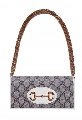 Pochette con catena GG