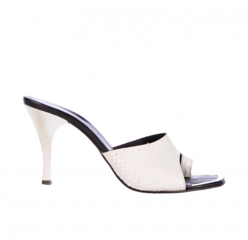 Sandali in cocco bianchi