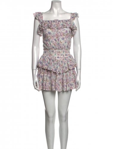 Abito in cotone e lurex