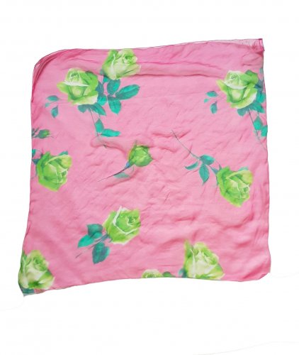Foulard in seta rosa