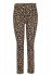 Pantaloni leopardo a vita alta