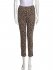 Pantaloni leopardo a vita alta