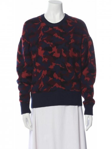 Maglione in lana maculato