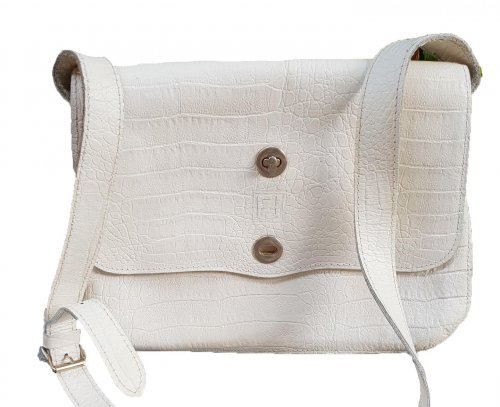Borsa Fendi in pelle bianca 