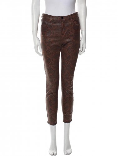 Pantaloni skinny animalier