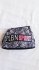 Clutch con zip in tela