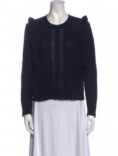 Maglia in lana con ruches