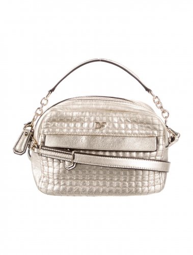 Borsa trapuntata in oro