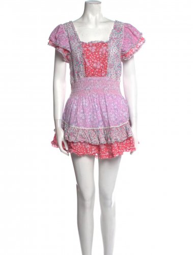 Abito in cotone patchwork