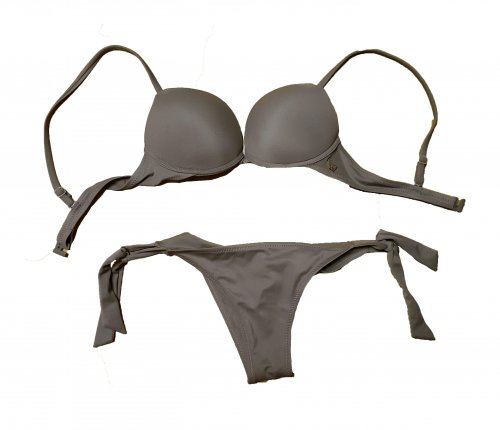 Bikini grigio push up