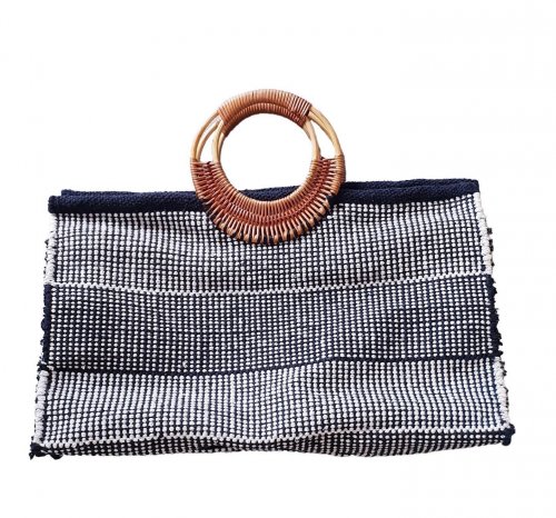 Borsa in cotone blue