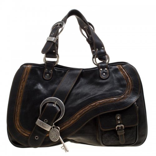 Gaucho bag Black Leather 