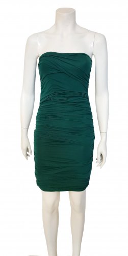 Abito verde stretch
