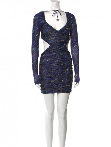 Abito cutout drappeggiato