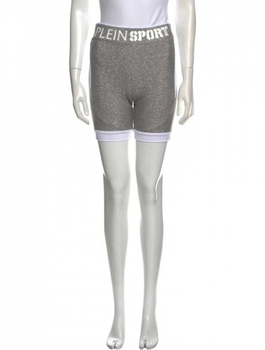 Shorts argentati