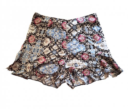 Shorts fiori donna in viscosa 