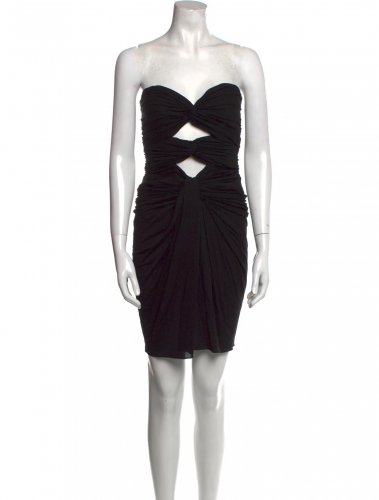 Abito con corsetto cutout
