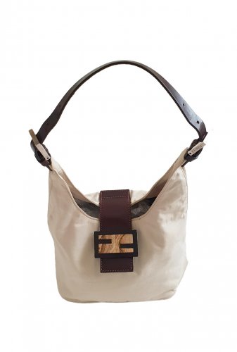 Borsa hobo in tela 