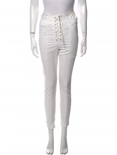 Pantaloni bianco avorio