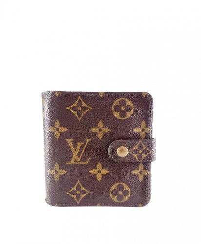 Portafoglio in tela monogram