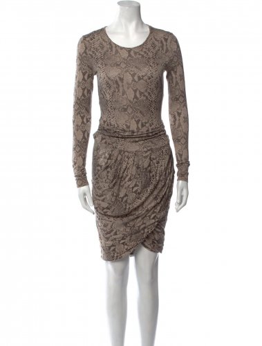 Abito stretch animalier