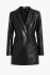 Tuta blazer in ecopelle