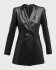 Tuta blazer in ecopelle