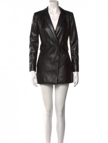 Tuta blazer in ecopelle