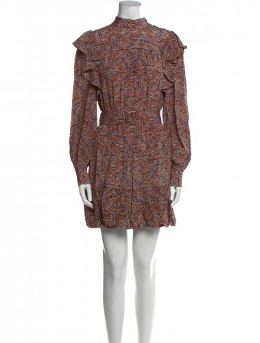 Abito in seta paisley