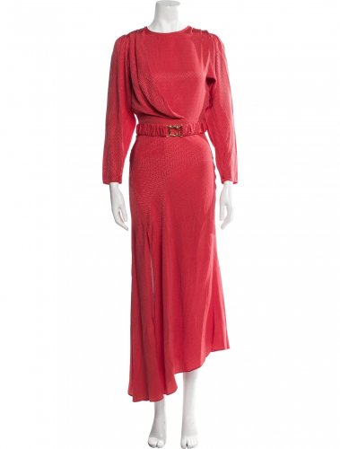 Abito lungo rosso