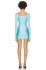 Abito cutout azzurro