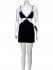 Abito nero cutout con cristalli