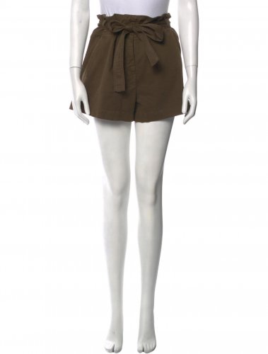 Shorts in denim verde