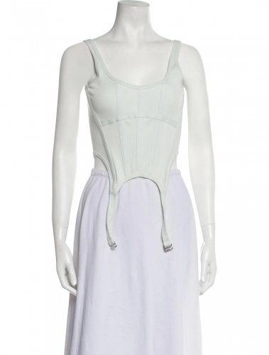 Bustier in jersey di cotone