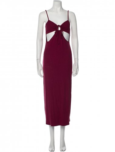 Abito midi cutout
