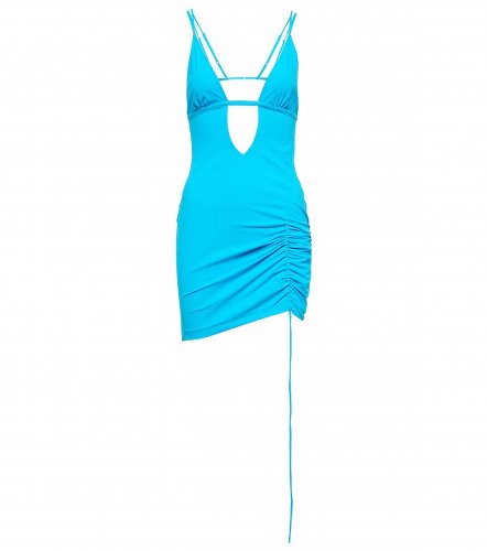 Abito cutout azzurro