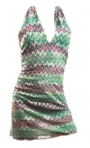 Abito multicolor in cotone