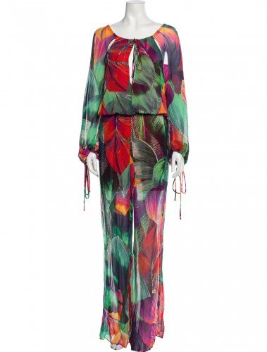 Tuta multicolor in viscosa