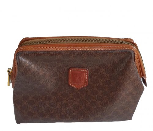 Pochette in pelle e pvc
