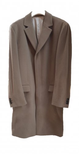Cappotto lana e cachemire marrone 