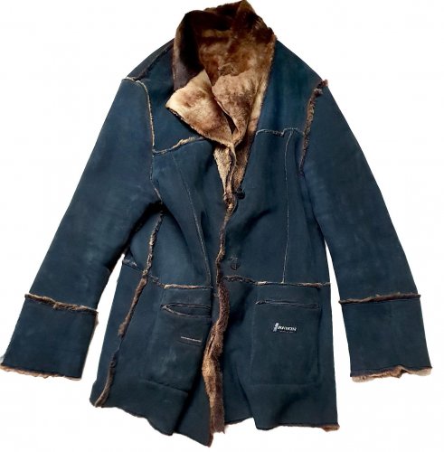 Giacca reversibile in shearling