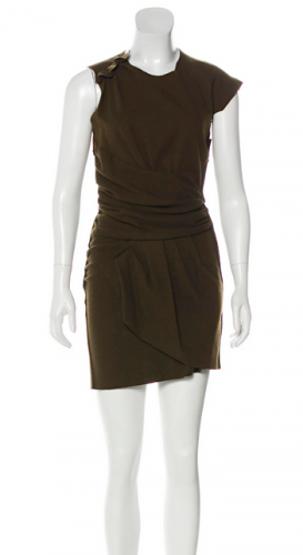 Abito in lana verde 