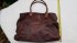 Borsa a spalla in pelle marrone 