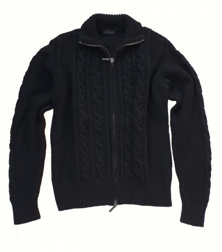 Maglia in lana con zip