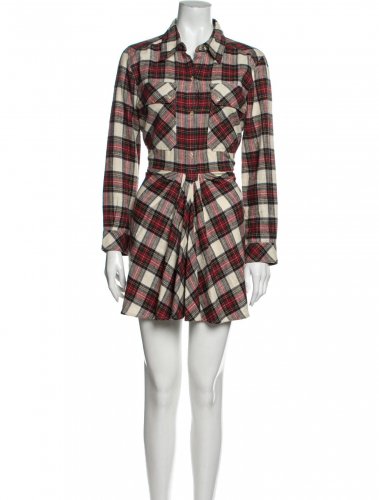 Abito scozzese in lana 